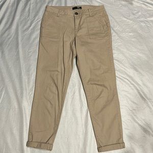 Brown cuffed pants